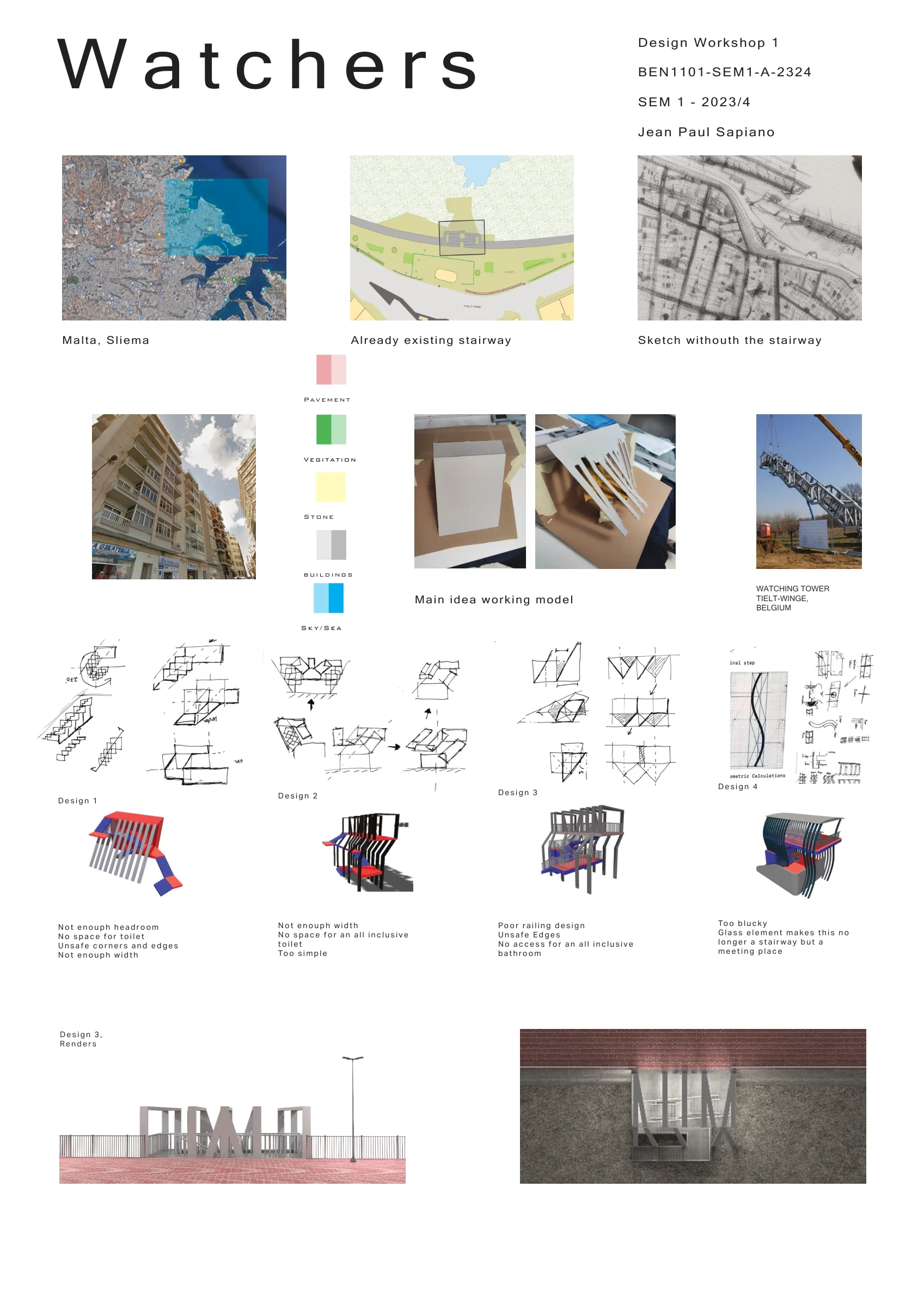 Staircase, sheet 1 of 3