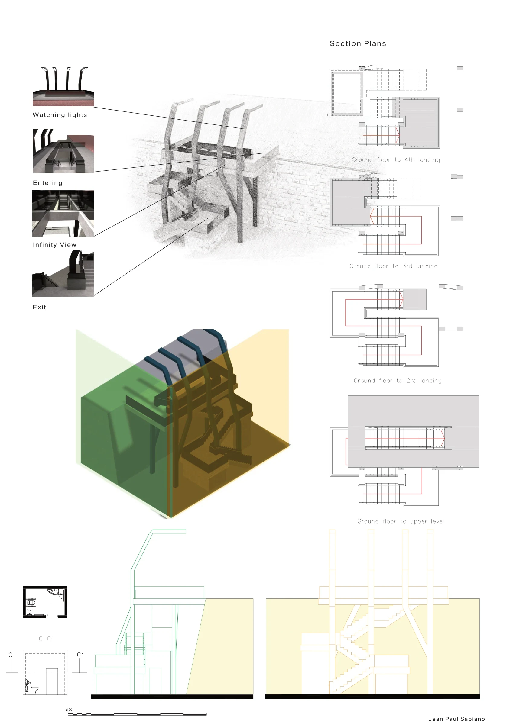 Staircase, sheet 2 of 3